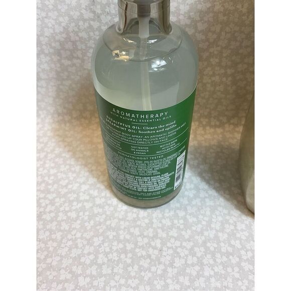 Bath and Body Works STRESS RELIEF EUCALYPTUS & SPEARMINT Aromatherapy 4 pc Set - Picture 5 of 6
